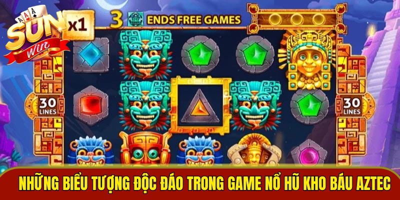 Những biểu tượng độc đáo trong game nổ hũ kho báu aztec